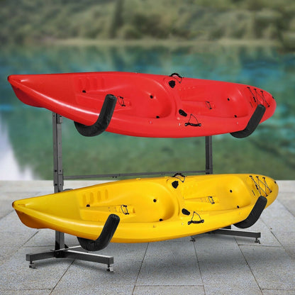 Heavy Duty Freestanding Outdoor Kayak Holder Storage Rack Stand - Westfield Retailers