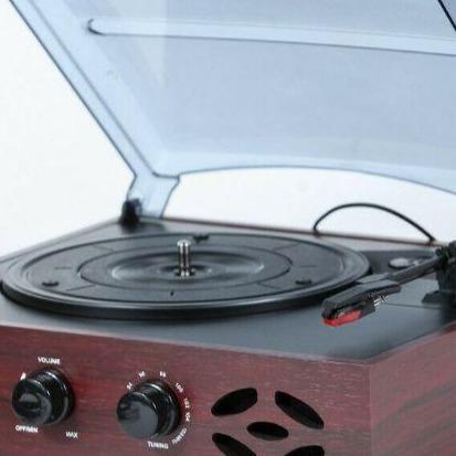 Portable Vintage Vinyl Record Turntable Player With Speakers - Westfield Retailers