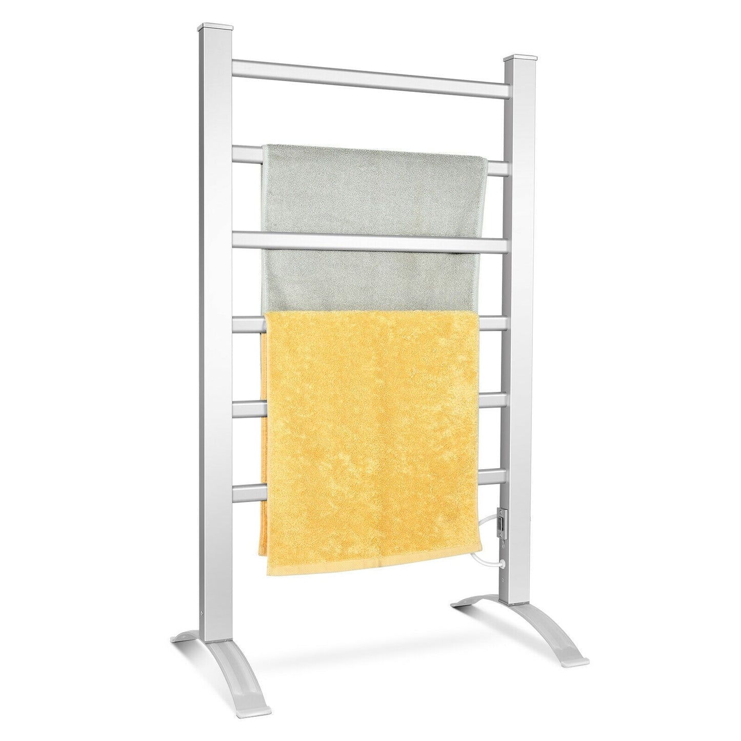 Powerful Freestanding Electric Heated Towel Warmer Drying Rack - Westfield Retailers