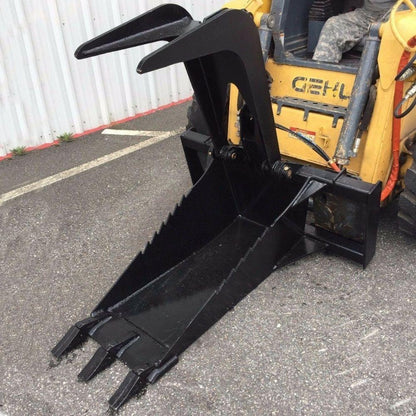 Skid Steer Log Root Grapple Excavator Grapple Bucket Attachment - Westfield Retailers