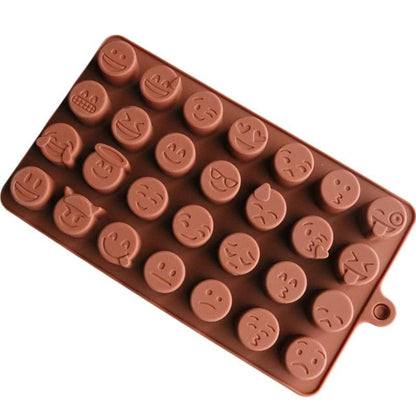 Emoji Facesmile Chocolate Silicone Mold - Westfield Retailers