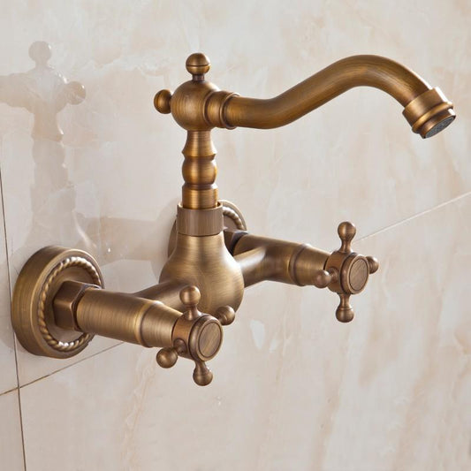 Wall Mounted Dual Handle Hot and Cold Taps Faucet - Westfield Retailers