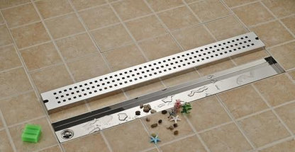 Linear Long Shower Grate Bathroom Channel Tile Drains - Westfield Retailers