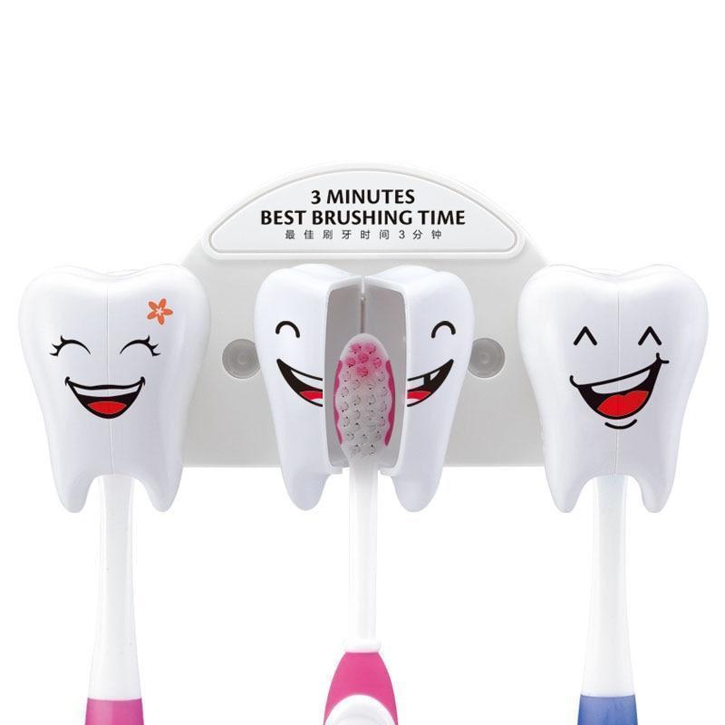 Cute Smiley Teeth Style Toothbrush Holder - Westfield Retailers