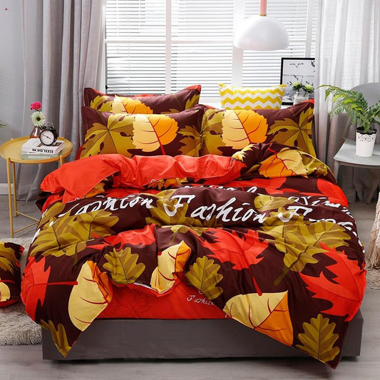 High Quality Maple Leaf Printed Bedding Set - Westfield Retailers