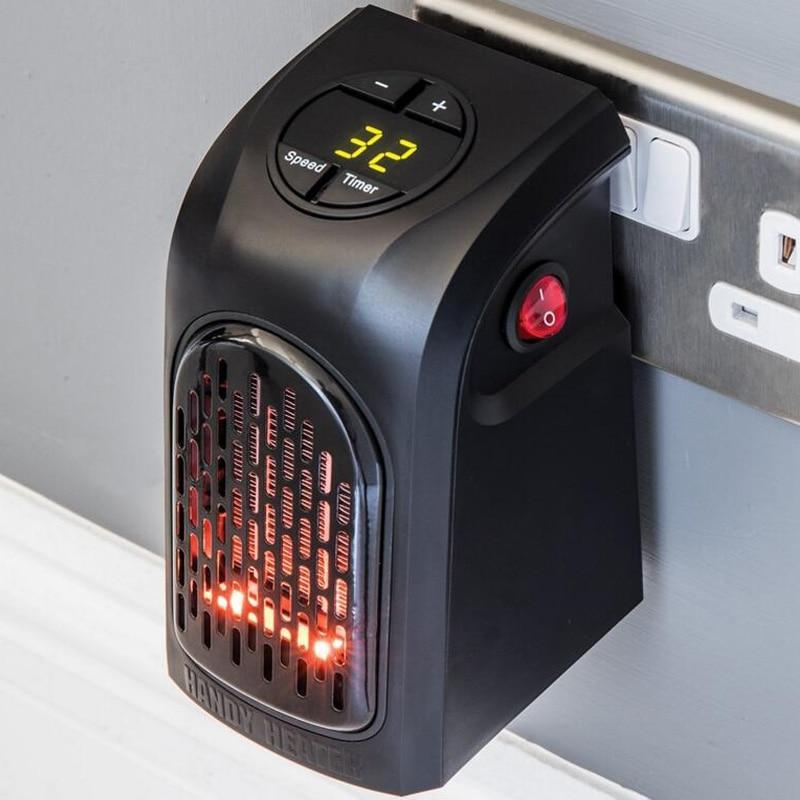 Mini Fan Electric Heater with Remote