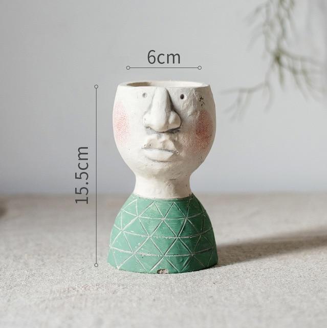 Visual Touch Resin Art Sculpture Craft Flower Pot Vase - Westfield Retailers