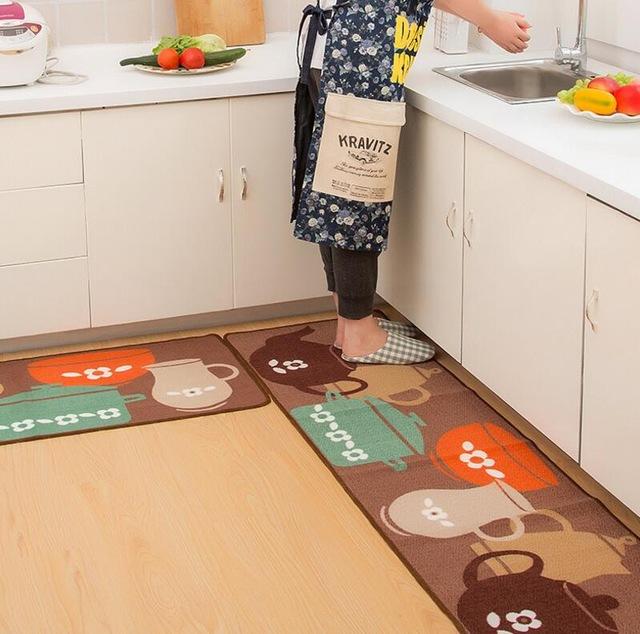 Big Size Non-Slip Kitchen Themed Entrace Doormat - Westfield Retailers