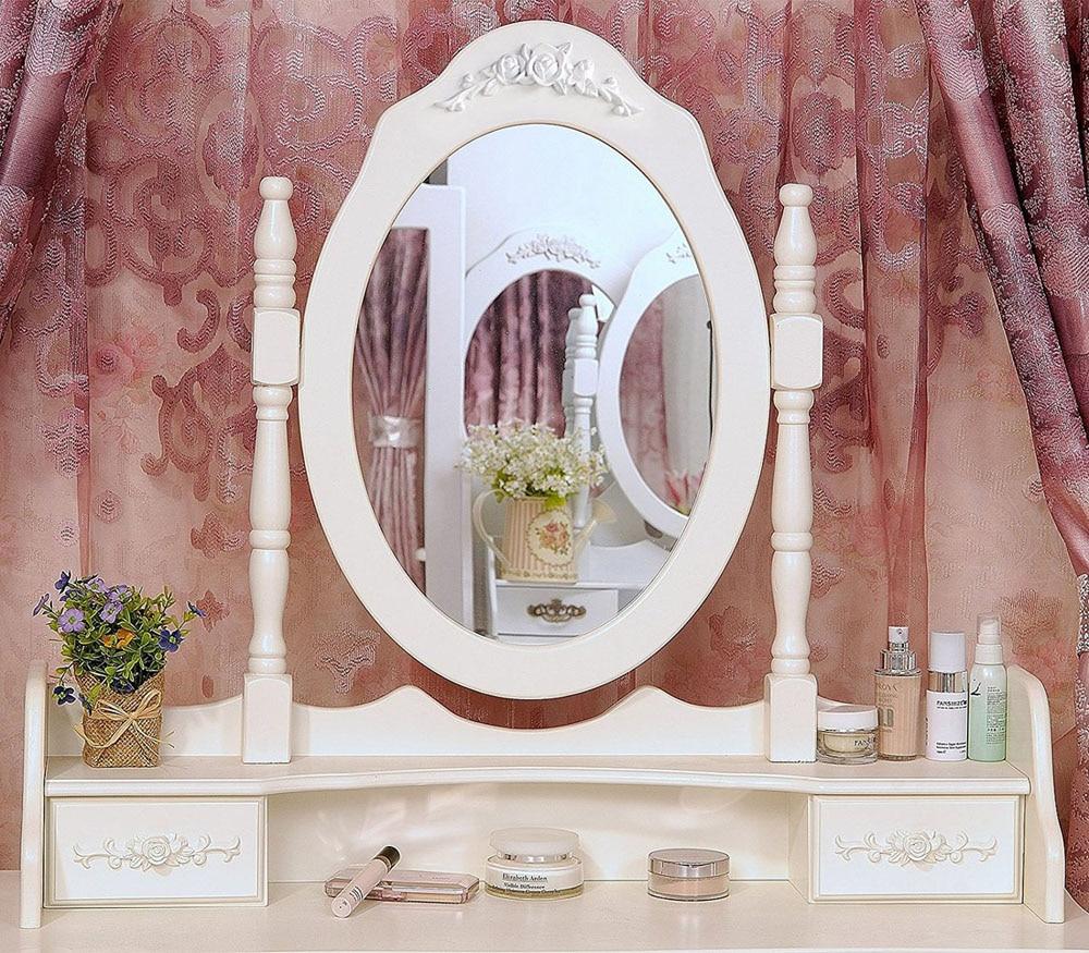 White Vanity Makeup Dressing Table Set - Westfield Retailers
