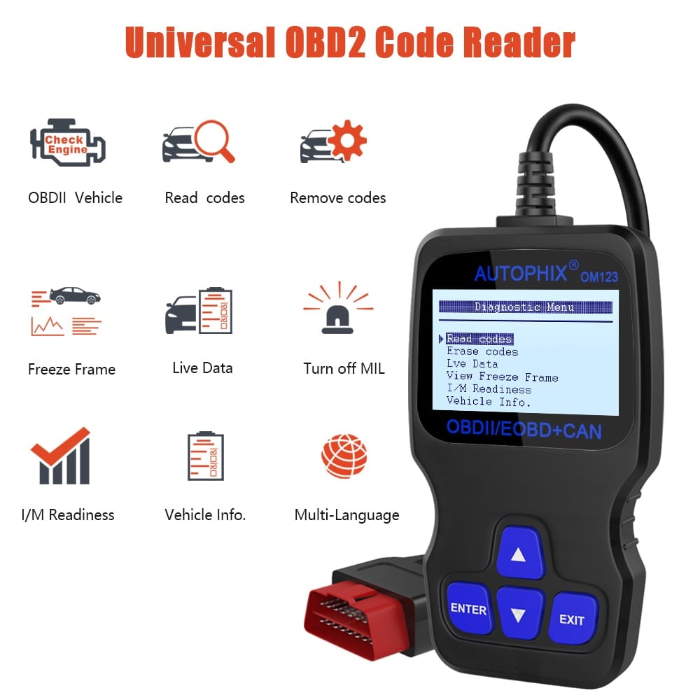 ODB2 Engine Code Reader - OBD2 Scanner Diagnostic Tool - Westfield Retailers