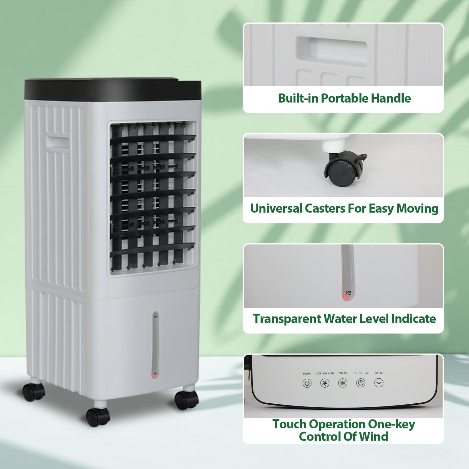 Buy Birsppy Portable Air Conditioner, Evaporative Air Cooler with