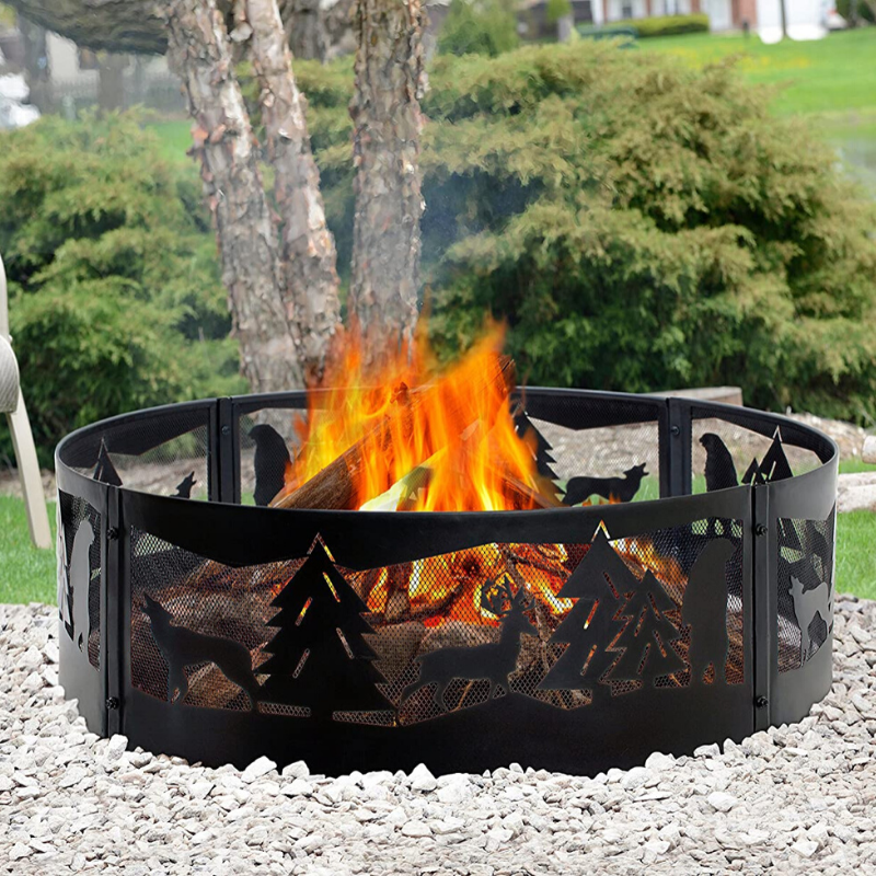 Large Steel Fire Pit Liner Ring Insert 36" - Westfield Retailers
