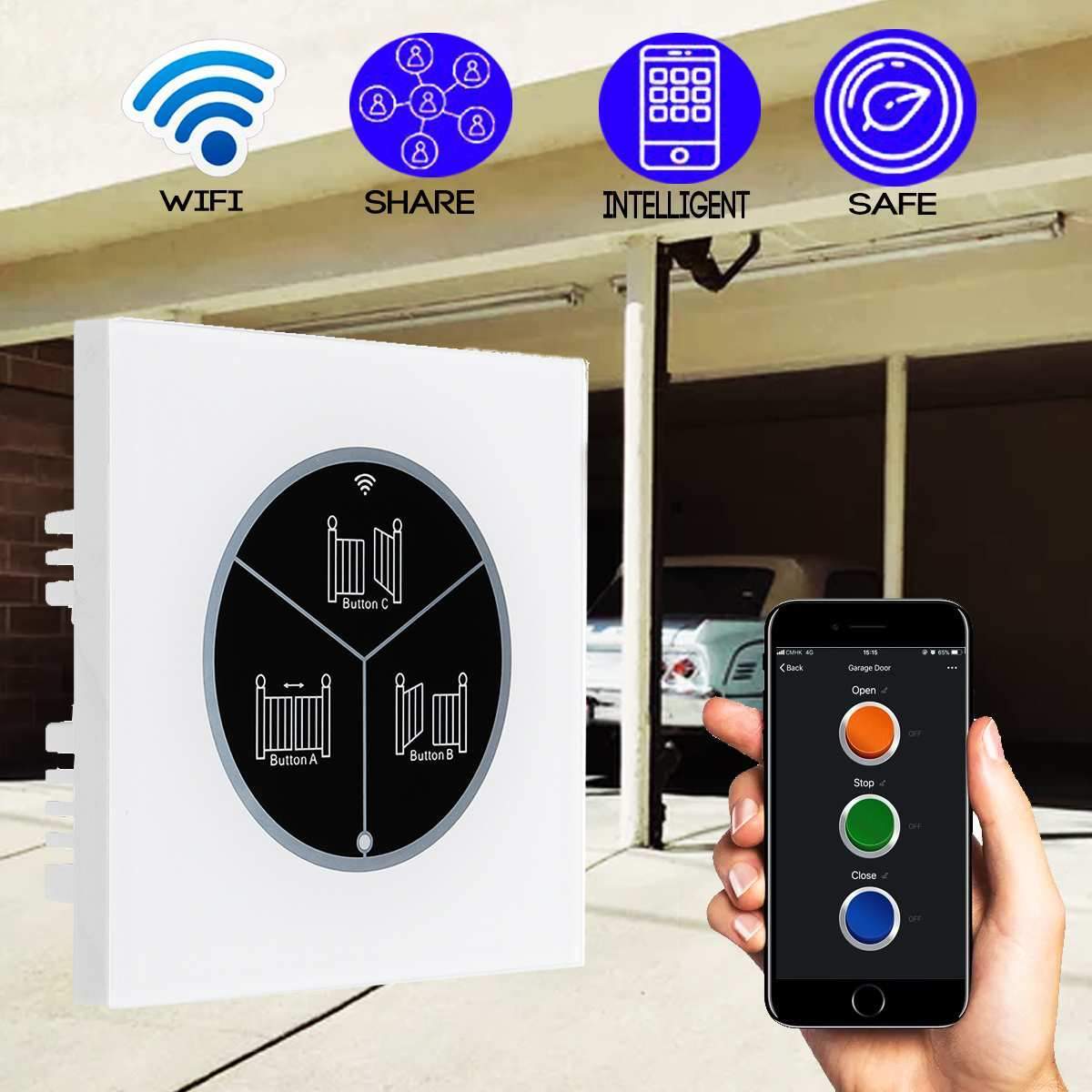 WiFi Smart Garage Door Remote Control - Westfield Retailers