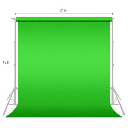 Portable Green Screen Backdrop 5ft x 10ft - Westfield Retailers