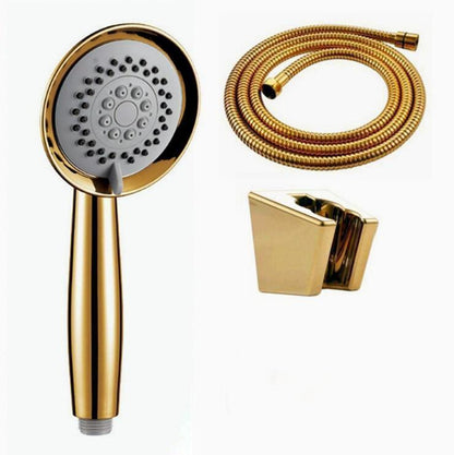 Three Function Gold Plated Solid Copper Luxury Bathroom Hand Shower - Westfield Retailers