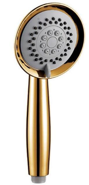 Three Function Gold Plated Solid Copper Luxury Bathroom Hand Shower - Westfield Retailers