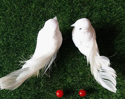 Holiday Decorative Doves Artificial Crafted Birds - Westfield Retailers