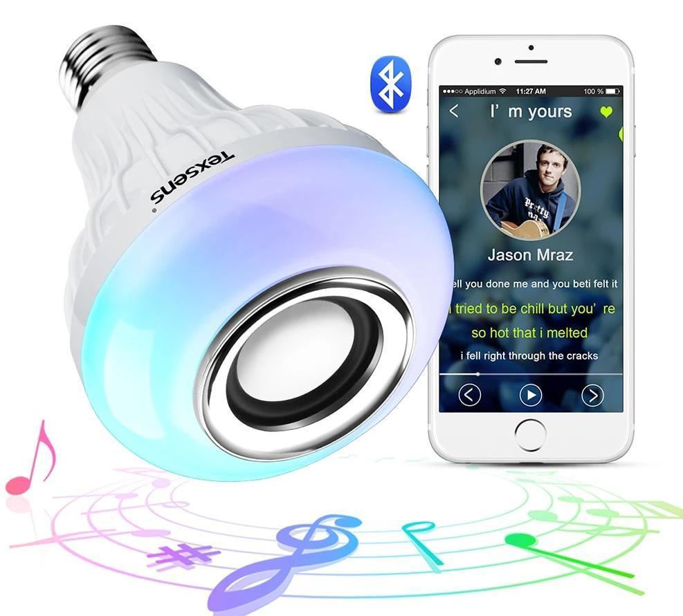 LED 12W RGB Wireless Bluetooth Speaker Bulb - Westfield Retailers