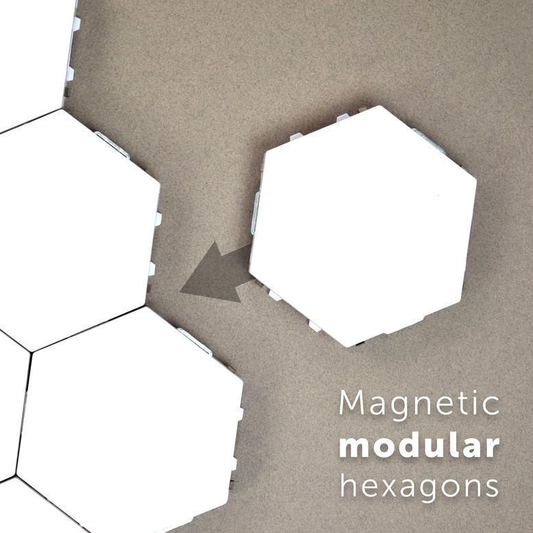 LED Touch Magnetic Hexagon Wall Light - Westfield Retailers
