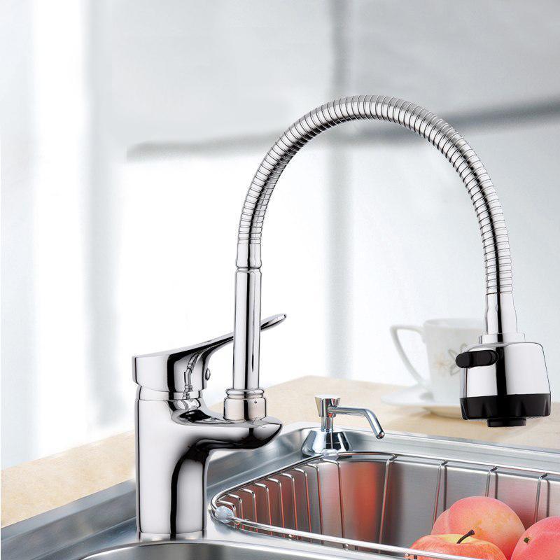 Single Handle 360 Rotation Flexible Kitchen Faucet - Westfield Retailers