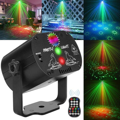 60 Patterns Mini LED Laser Disco Party Light - Westfield Retailers