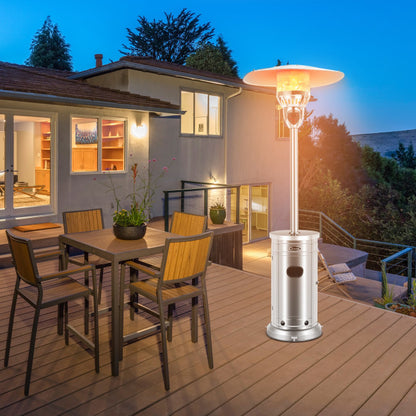 Outdoor Propane Gas Heater- Best 48000 BTU Patio Heater ( Freestanding) with Simple Ignition System - Westfield Retailers