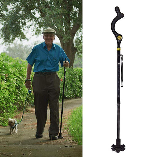 Walking Foldable Posture Cane Collapsible Stick - Westfield Retailers