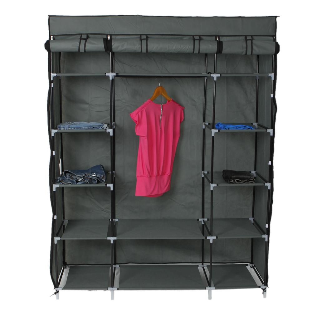 Portable Wardrobe Clothes Closet Heavy Duty Storage Organizer - Westfield Retailers