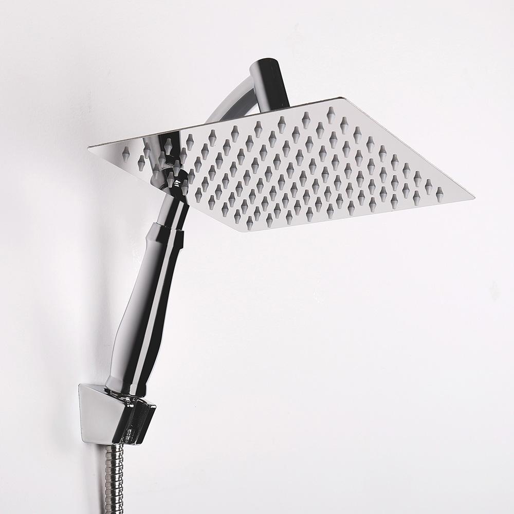 Rainfall Shower Head Square Stainless Steel - Westfield Retailers
