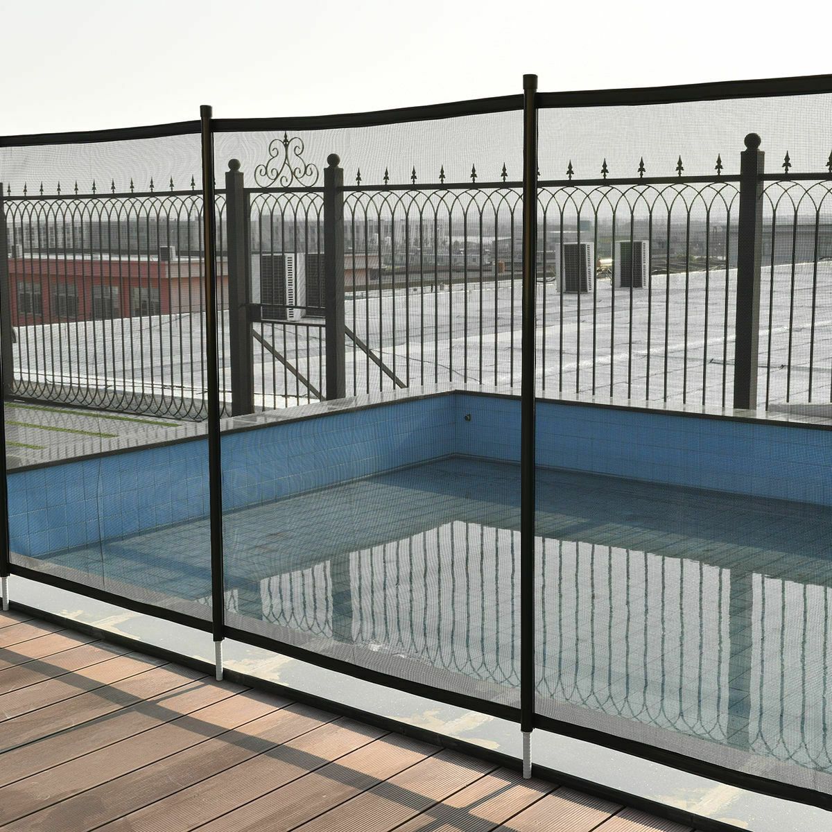 Large Heavy Duty Removable Above Ground Pool Safety Fence - Westfield Retailers