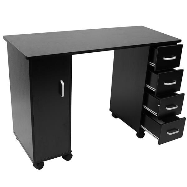 Portable Rolling Manicure Nail Salon Table Station - Westfield Retailers