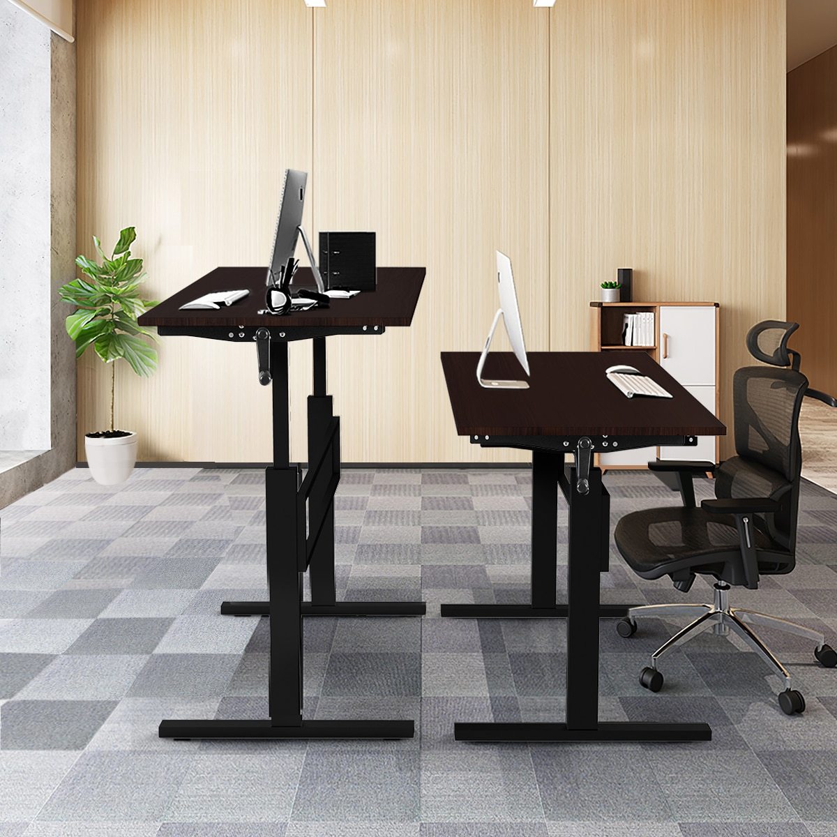 Large Spacious Height Adjustable Standing Computer Desk 47" - Westfield Retailers