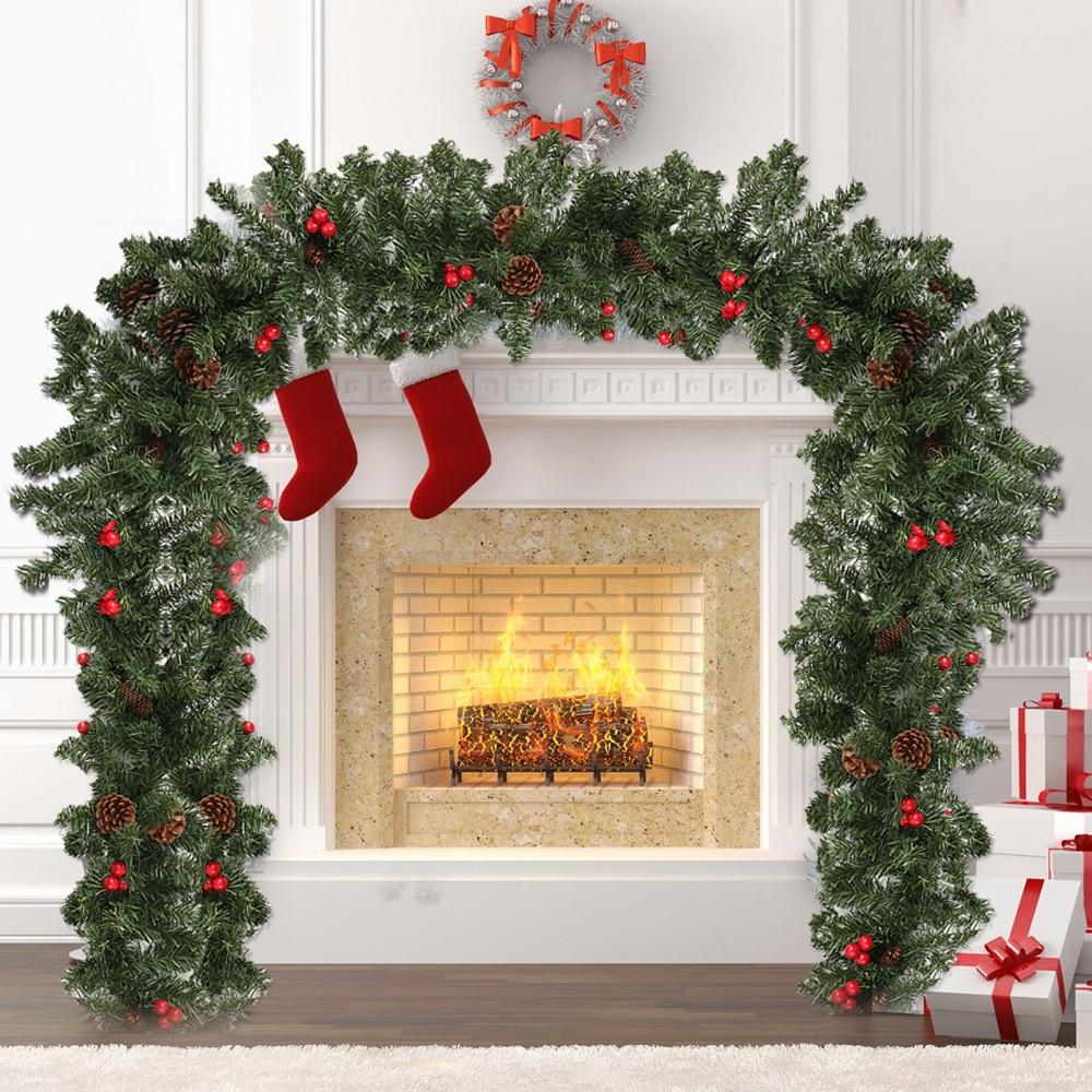 Large Holiday Christmas Pine Cone Mantle Garland - Westfield Retailers