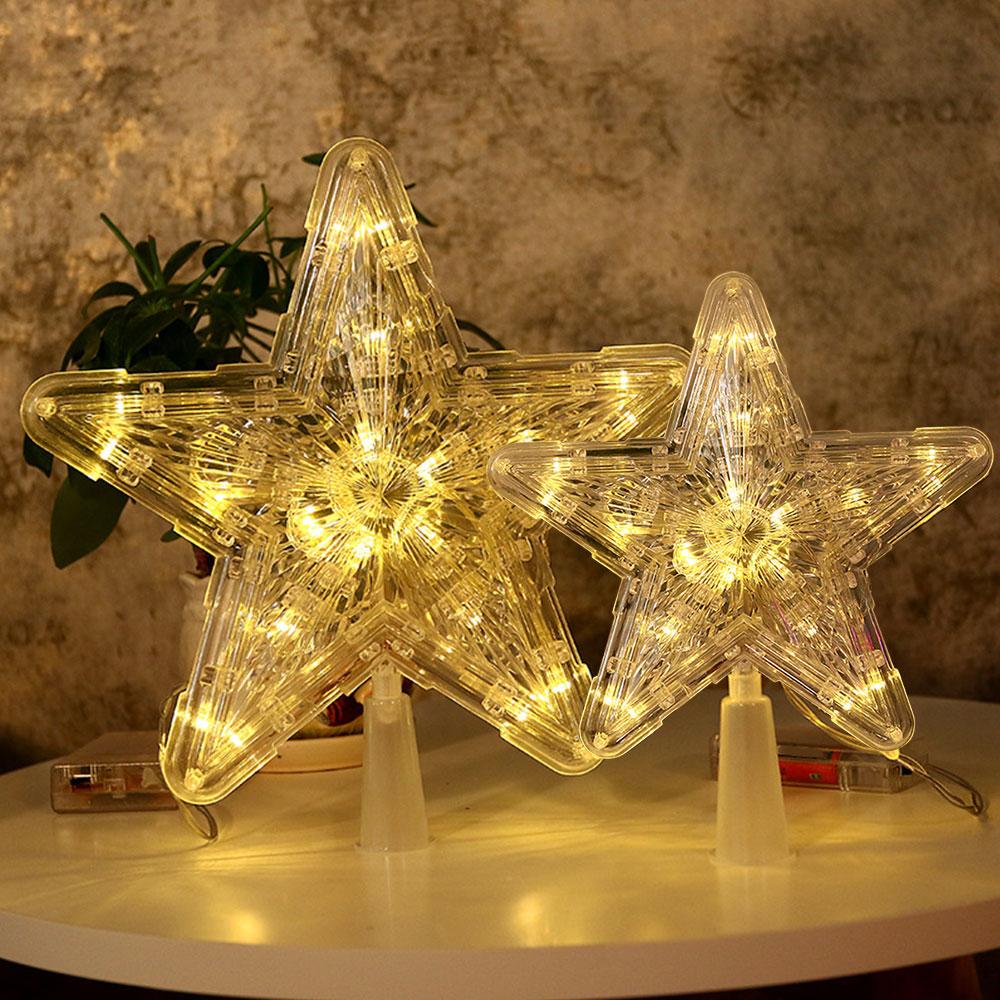 Lighted Glowing LED Christmas Tree Star Topper - Westfield Retailers