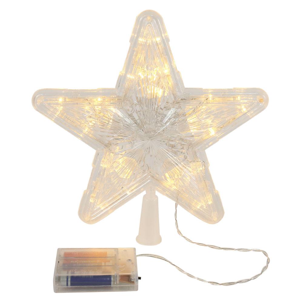 Lighted Glowing LED Christmas Tree Star Topper - Westfield Retailers