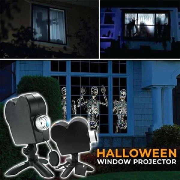Halloween Holographic Projection Christmas Window Projector Decorations