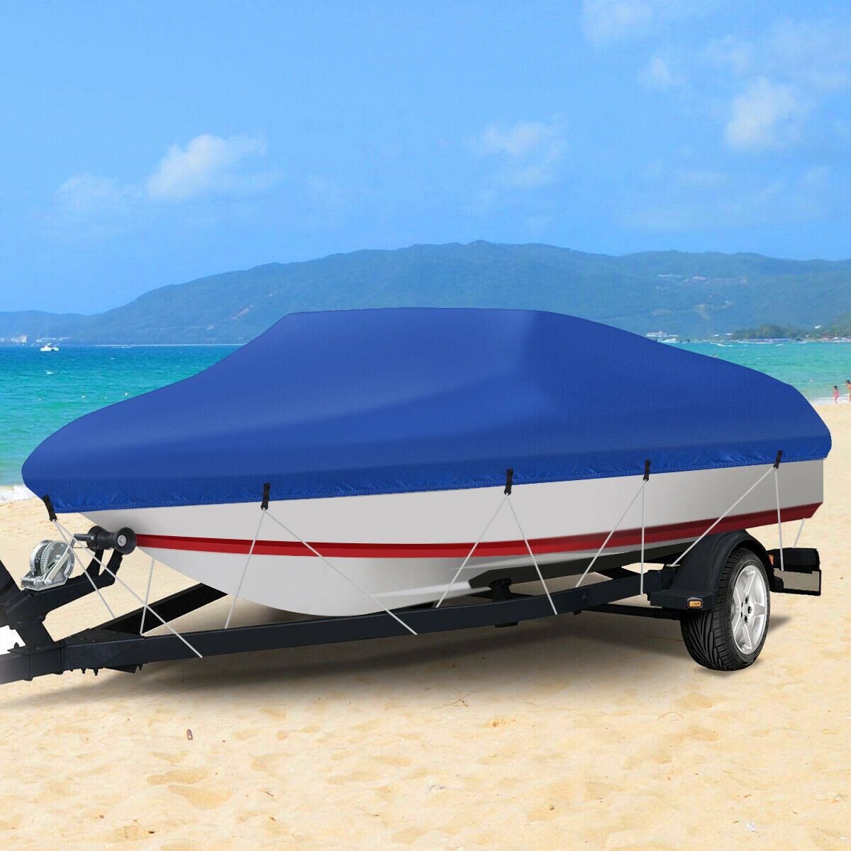 Large Universal Trailerable Custom Boat Cover - Westfield Retailers