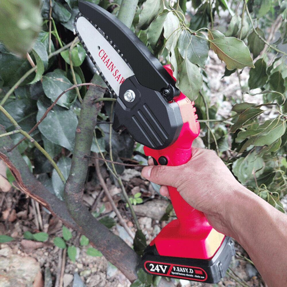 Small Handheld Battery Operated Electric Cordless Chainsaw - Westfield Retailers