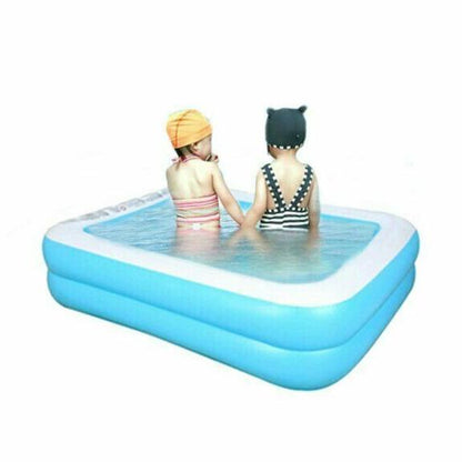 Large Kids Inflatable Blow Up Outdoor Swimming Pool - Westfield Retailers