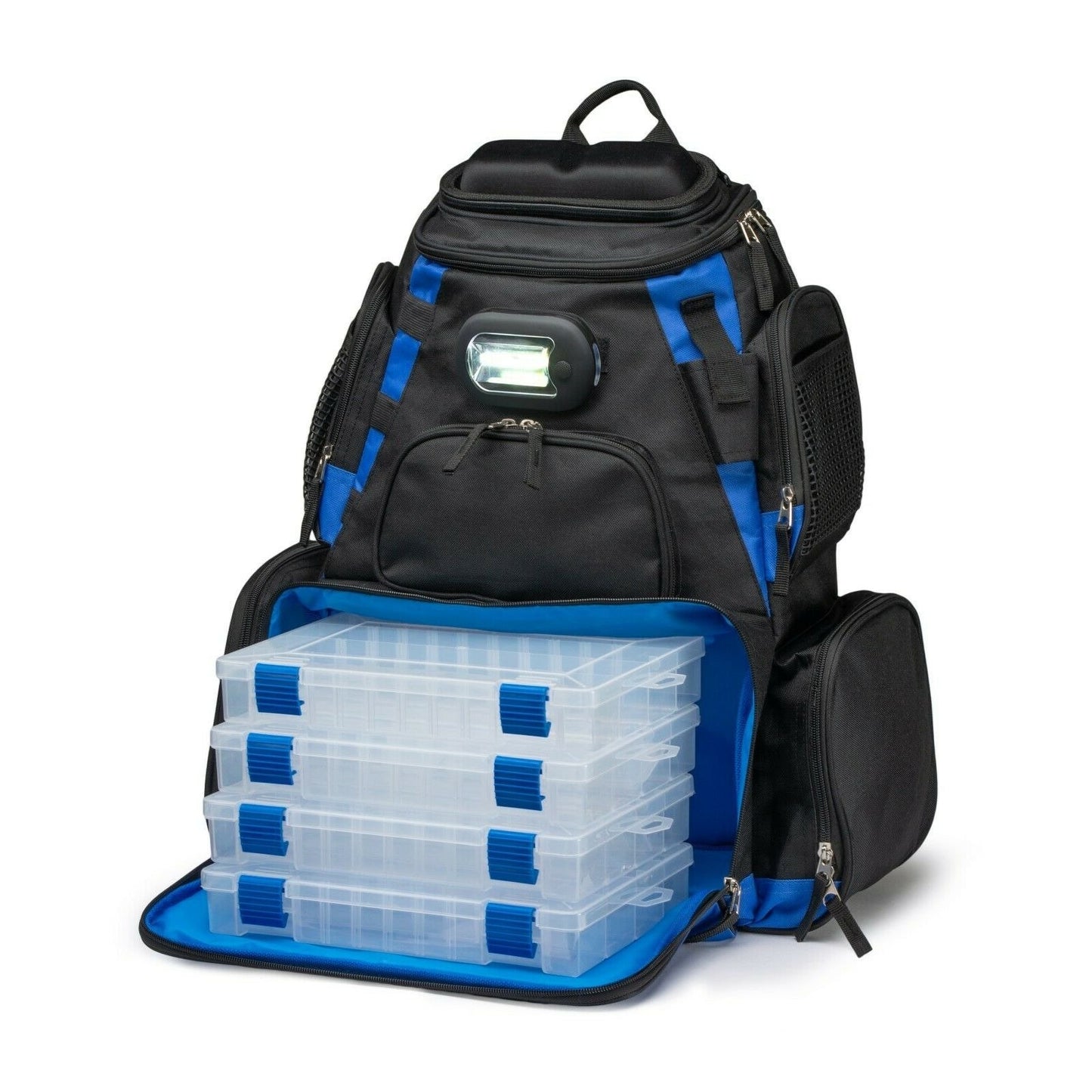 Premium LED Lighted Fishing Tackle Box Backpack - Westfield Retailers