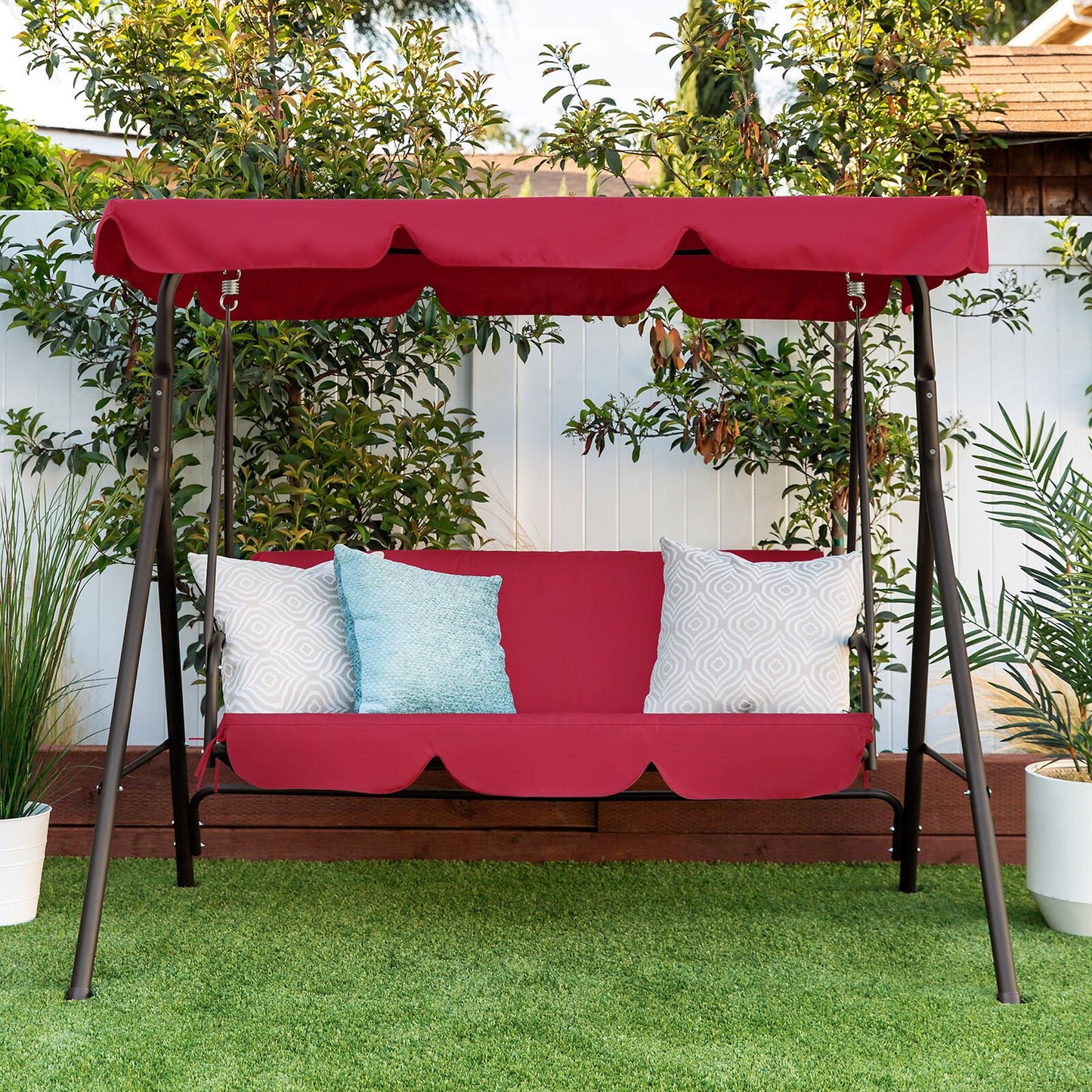 Large Spacious Hanging Patio Porch Swing Daybed - Westfield Retailers