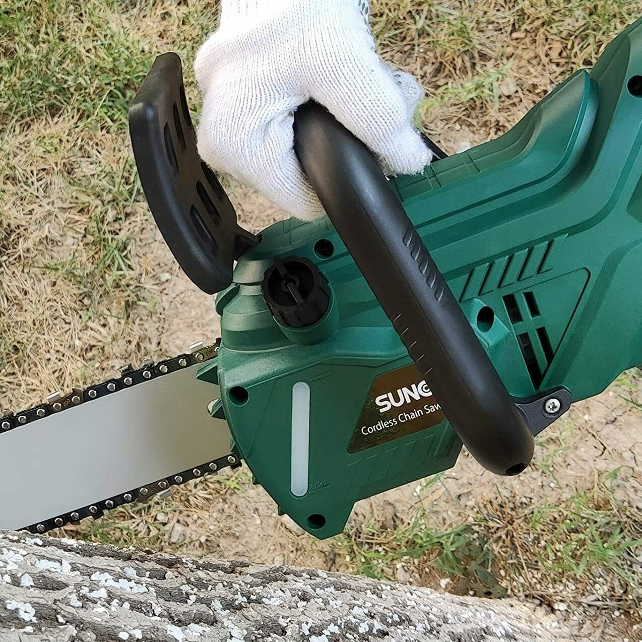 Powerful Handheld Electric Battery Powered Cordless Chainsaw 10 in - Westfield Retailers