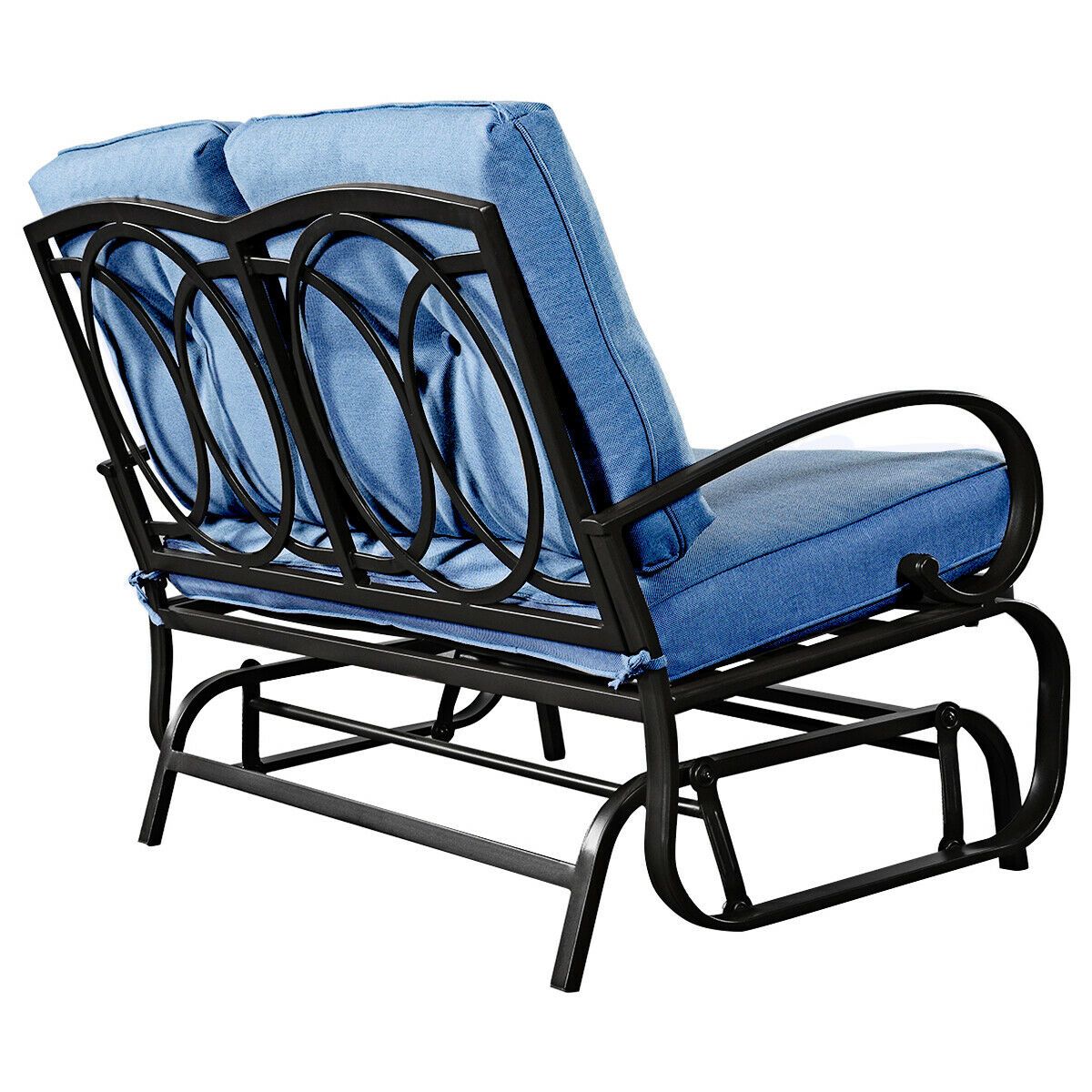 Large Spacious Outdoor Porch Glider Rocking Cushioned Bench - Westfield Retailers