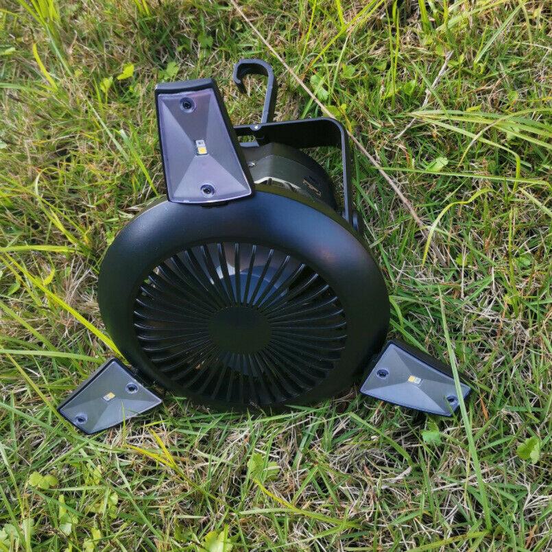 Portable Outdoor Solar Powered Camping LED Fan - Westfield Retailers