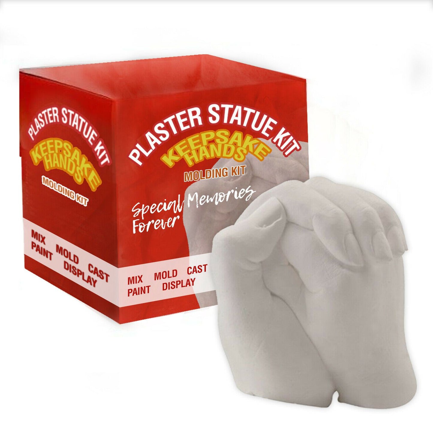 Deluxe Hand Mold Sculpture Plaster Casting Kit - Westfield Retailers