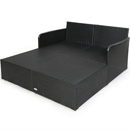 Large Modern Outdoor Patio Furniture Cushioned Daybed - Westfield Retailers