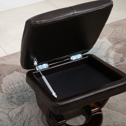 Premium Modern Leather Swivel Rocker Recliner Chair - Westfield Retailers