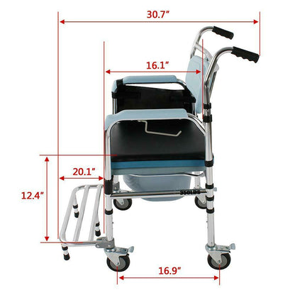 Heavy Duty Rolling Shower Elderly Bath Wheel Chair - Westfield Retailers