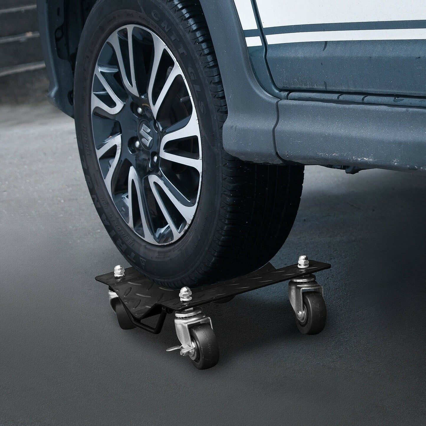 Heavy Duty Two Wheeler Car Moving Tire Caster Dolly - Westfield Retailers