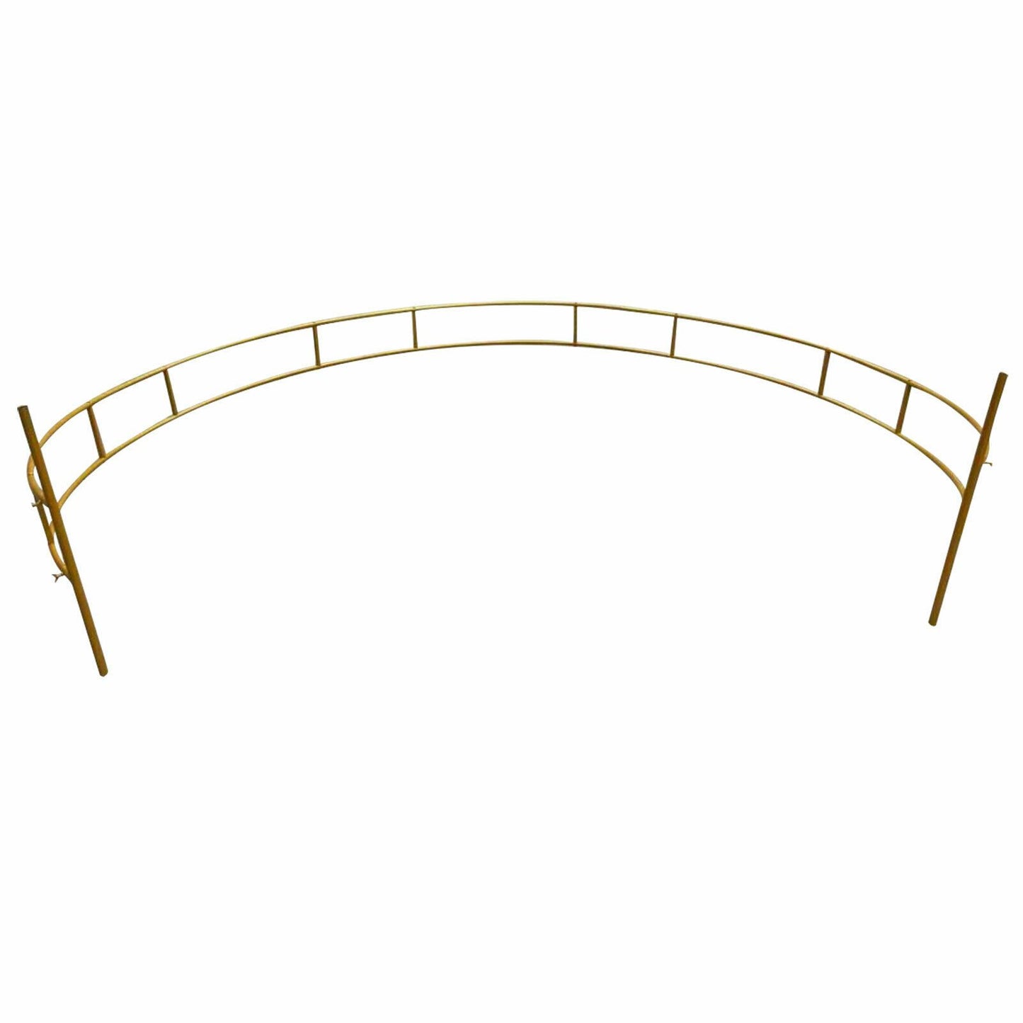 Golden Rustic Round Circle Wedding Arch Trellis 7.5' - Westfield Retailers